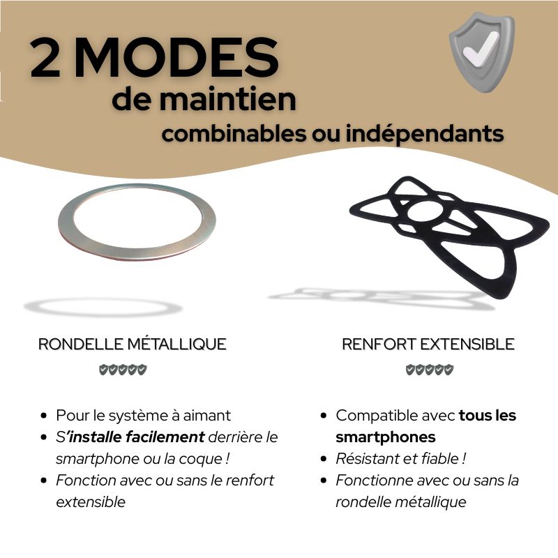 M-STRAP - Le bracelet magnétique nomade pour smartphone